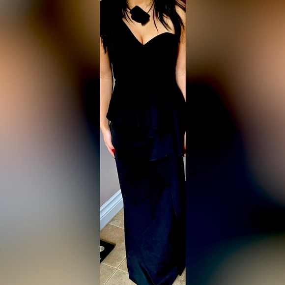 Beautiful maxi long black dress - Picture 2 of 2